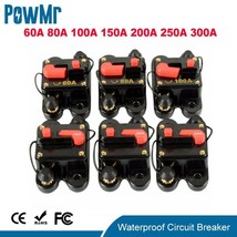 Circuit Breaker Car Audio DC Pole Solar System Waterproof Reset Fuse Inverter 12 - £13.06 GBP