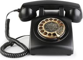 Sangyn Retro Rotary Landline Phones With Mechanical Ringer, Volume Control, - £42.39 GBP