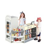 Kids Grocery Store Playset with Cash Register POS Machine-Gray - Color: ... - $248.51 CAD