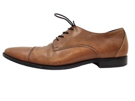 Aston Grey Houston oxford Mens Derby Casual Brown Dress Shoes US size 13 M - £19.70 GBP