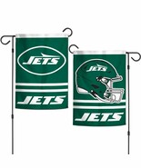 New York Jets Flag 12x18 Garden Style 2 Sided - $60.97 CAD