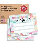 Retro Kindergarten Certificate of Achievement | Set of 25 | Awards - $20.36 CAD