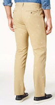 Tommy Hilfiger Men&#39;s Arizona Khaki Shield Print Custom Fit Chino Pants Size 40 - £37.99 GBP