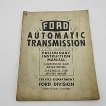 1950 Ford Automatic Transmission Preliminary Instruction Manual Vintage - $4.49