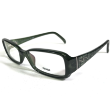 Fendi Eyeglasses Frames F936 317 Dark Green Rectangular Full Rim 52-15-135 - £37.06 GBP