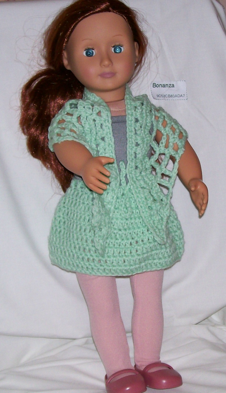 Primary image for American Girl 2 Piece Outfit, Crochet, Shawl, Skirt, 18 Inch Doll, Handmade 