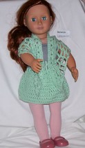 American Girl 2 Piece Outfit, Crochet, Shawl, Skirt, 18 Inch Doll, Handm... - $15.00