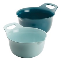 Rachael Ray Tools and Gadgets Nesting / Stackable Mixing Bowl Set with P... - $37.99