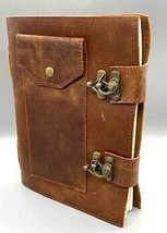 Eagle Creek Leather Journal Double Latch Pocket Organic Paper 6x8 - $1,658.05 MXN