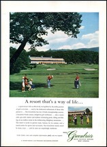 1950s The Greenbrier Resort PRINT AD Golf Course, White Sulfur Springs, ... - €8,19 EUR