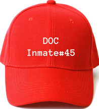Anti TRUMP Baseball Hat DONALD TRUMP Prison Parody Cap Embroidered Funny... - $15.69