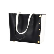 Tote Bag Studded Genuine Leather Tote Bag Small Handbag for Women Trendy and Sty - £64.10 GBP+