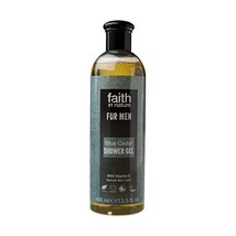 Faith 400 ml Blue Organic Cedar Shower Gel  - $11.00