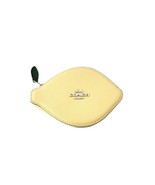Coach CAN30 Lemon Coin Case Change Purse Moonlight Leather - $1,146.25 MXN