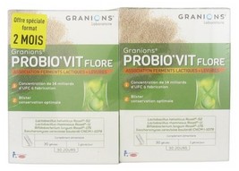 Granions Probio&#39;Vit Flore pack of 2 x 30 capsules - £59.14 GBP