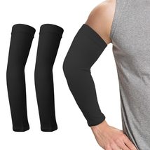 Sun Protection Arm Sleeves for Men Women, Tattoo Cover Up Sleeves for Me... - $7.98
