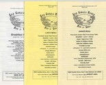 3 San Simeon Beach Bar &amp; Grill Menus Breakfast Lunch Dinner San Simeon CA - £21.48 GBP