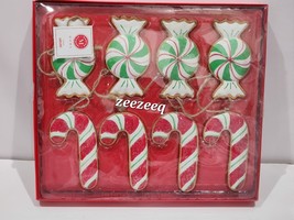 Martha Stewart Christmas Cookie Gingerbread Candy Cane Red Garland Decor 6FT - £27.68 GBP