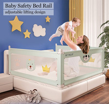 RTKIF Fold Down Toddlers Safety Bed Rail kids Bed Guard Crib bed bumper - £21.38 GBP