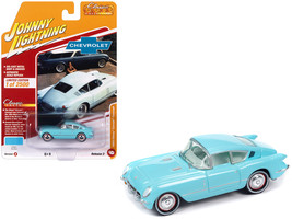 1954 Chevrolet Corvair Concept Car Sky Blue with Light Blue Interior &quot;Cl... - $23.64