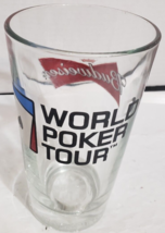Budweiser World Poker Tour Pint Glass Very Rare - £11.43 GBP