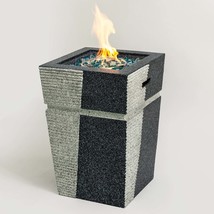 50,000 BTU Square Propane Concrete Fire Pit Table for Patio, Deck, Garden - $7,076.48 MXN