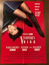 Vampire’s Kiss 1988, Comedy/Crime Original One Sheet Movie Poster  - £38.91 GBP