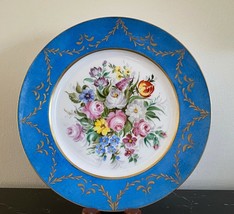 Selb Bavaria Germany Heinrich Blue Floral Dinner Plate - £62.71 GBP