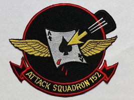 UNITED STATES NAVY, USN, ATTACK SQUADRON 152, LARGE JACKET PATCH - £5.80 GBP