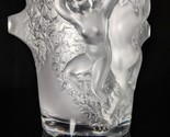 LALIQUE GANYMEDE NUDES FRENCH FROSTED CRYSTAL VASE CHAMPAGNE BUCKET ICE ... - $2,950.00