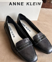AK Anne Klein AK7ROMY women’s Black manmade mule loafer comfort size 9.5 M - £20.03 GBP