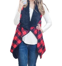 Heimish Usa Buffalo Plaid Vest Red/black - $34.00