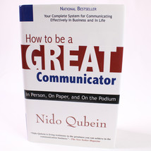SIGNED How To Be A Great Communicator In Person On Paper Hardcover Book VG Copy - £20.40 GBP