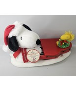 Hallmark Swingin W/ Snoopy Woodstock Piano SEE VIDEO!! Musical Plush Lig... - $29.65