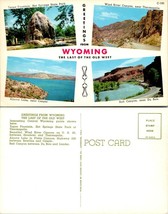 Wyoming(WY) Casper Hot Springs State Park Thermopolis Du Bois Vintage Postcard - £7.51 GBP