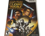 Star Wars The Clone Wars Republic Heroes Nintendo Wii, 2009 Video Game - $11.30