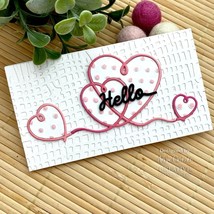 Creative Expressions Craft Dies One Liner Collection  Hearts - £12.09 GBP
