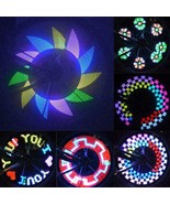 32 Pattern LED Colorful Bike Wheel Tire Spoke Light For Bicycle Safety H... - £11.09 GBP