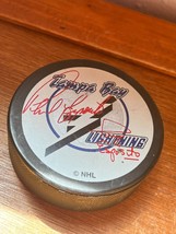 NHL Tampa Bay Lightning Signed by Two People Esposito Hockey Puck – 3 an... - $19.39