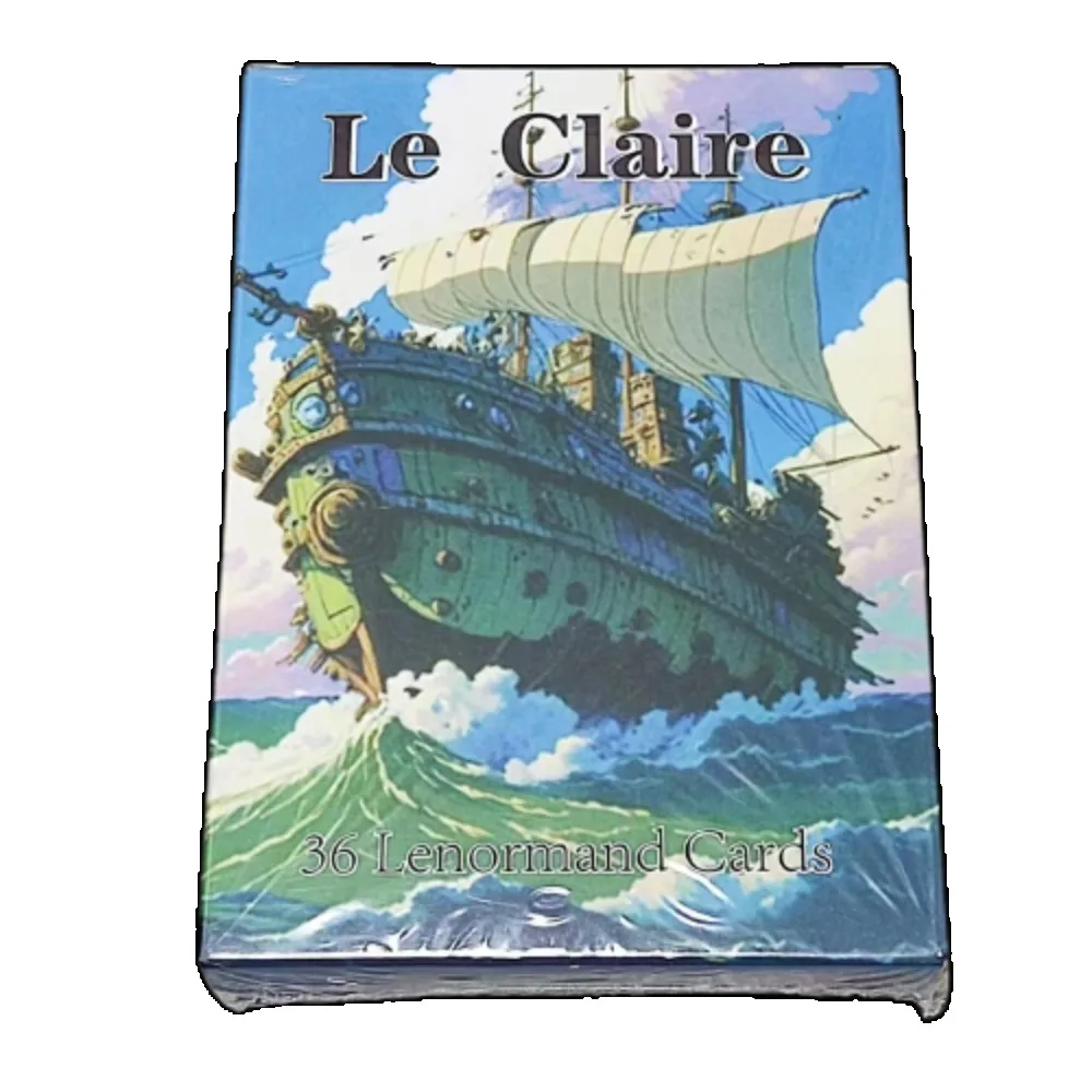10.4*7.3cm Le Claire Lenormand A Unique 36-card Deck That Features Charming - £10.31 GBP