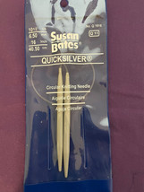 Susan Bates Quicksilver  Circular Knitting Needles  - 16&quot; - Size US 10 1/2 - £2.99 GBP