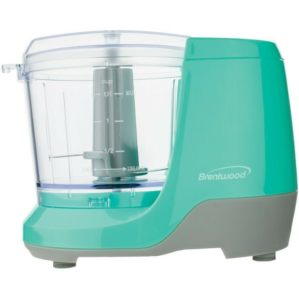 NEW Brentwood Mini Food Chopper Green Blue/ Turquoise - $29.69