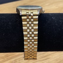 Swanson Miyota Men&#39;s Gold Tone Watch Fashion Jewelry Date Estate Find KG - $29.70