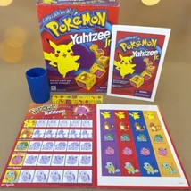 VTG Pokemon Yahtzee Jr 1998 - Complete w/ Extra Dice - Milton Bradley Nintendo - £14.42 GBP
