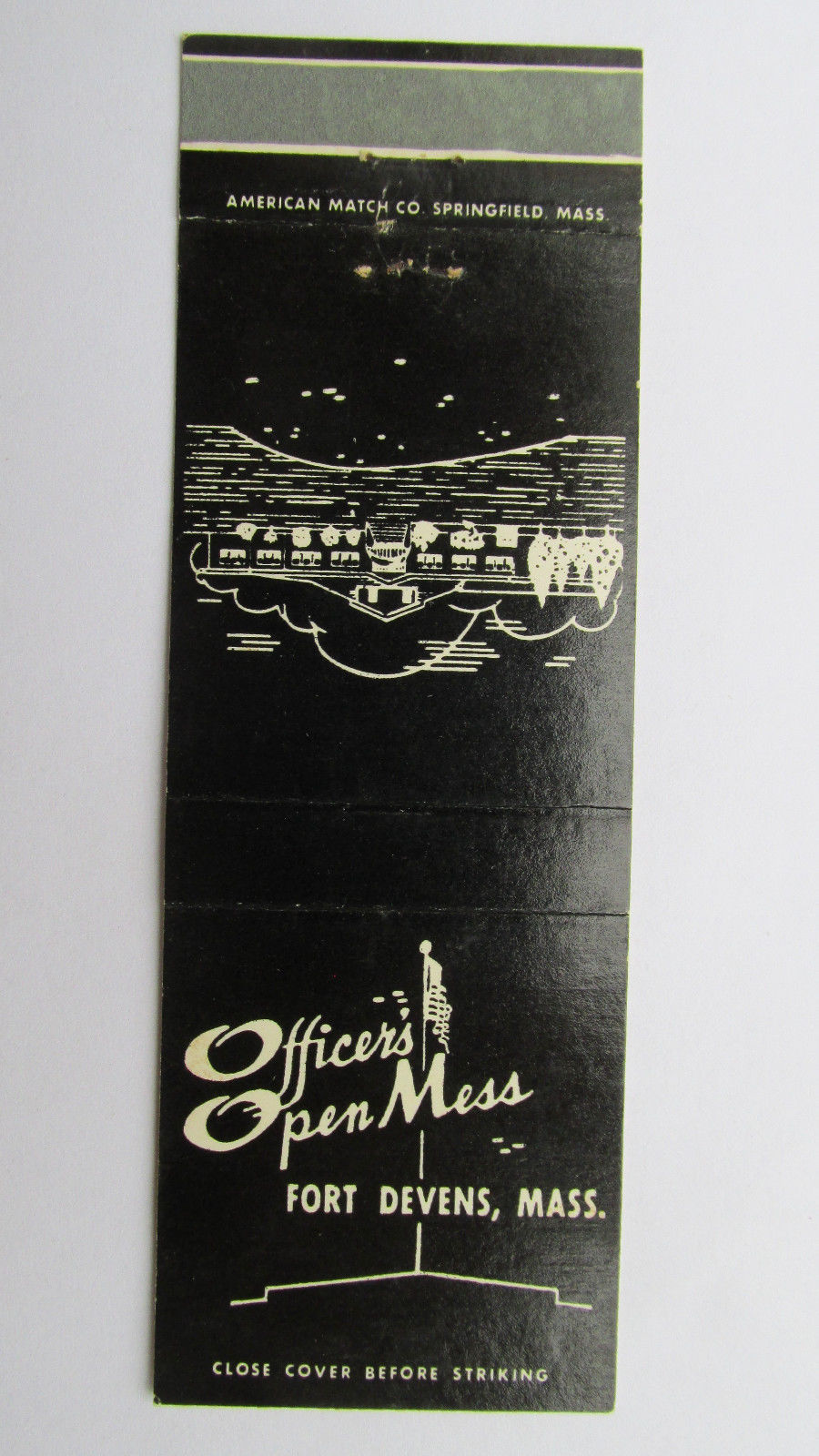 Primary image for Fort Devens, Massachusetts 20 Strike Military Matchbook Cover American Match MA