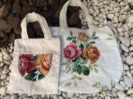 mum and daughter tote flower set - £11.81 GBP