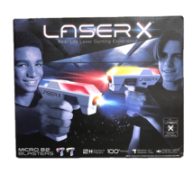 Laser X Micro B2 Blasters Real-Life Laser Tag Gaming Experience OPEN BOX - £11.46 GBP