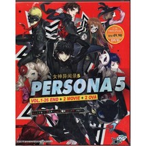 Persona 5 The Animation Vol.1-25End + 2 Movie + 2OVA English Version DVD - £18.62 GBP