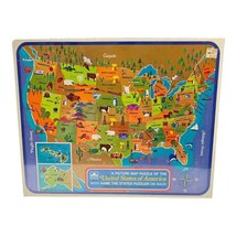 1968 A Picture Map Puzzle of the United States of America New Sealed Vin... - $35.95