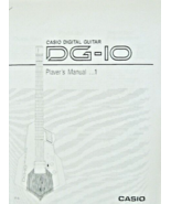 Casio DG-10 Digital Guitar Synthesizer User&#39;s Operating Owner&#39;s Manual B... - $22.45 CAD